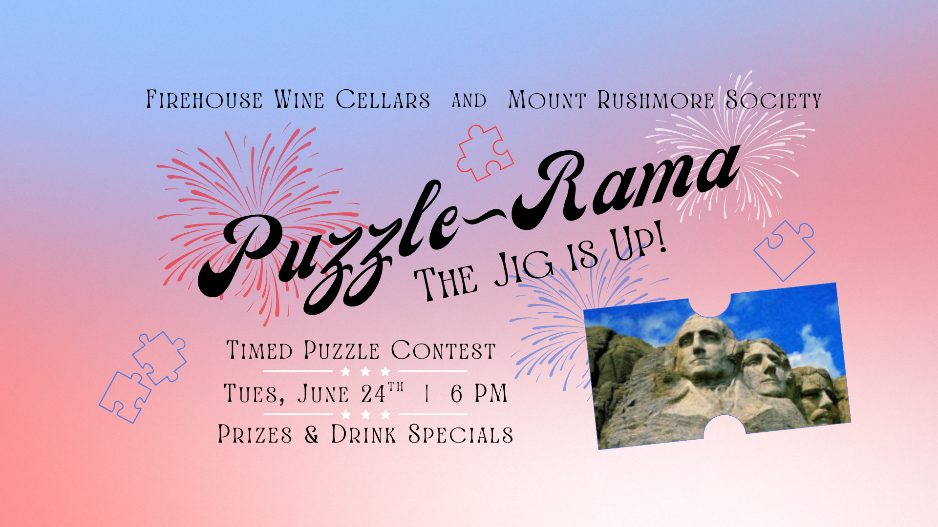 Puzzle~Rama Puzzle Contest Sponsored by the Mount Rushmore Society