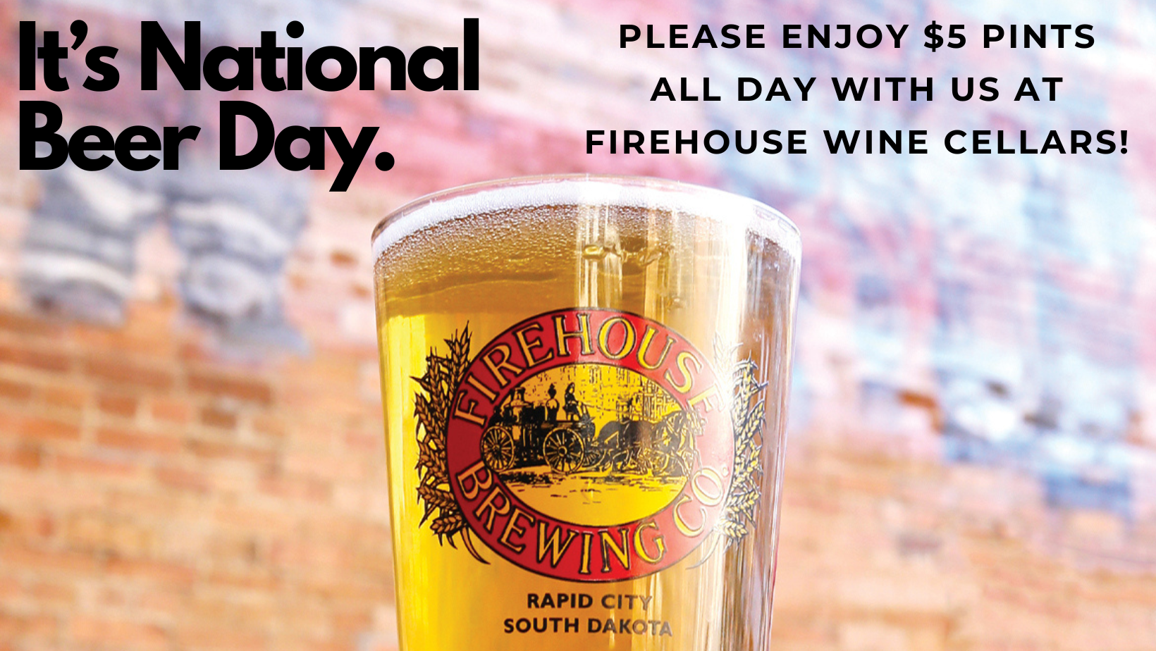 National Beer Day at Firehouse Wine Cellars